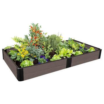 Weathered Wood Raised Garden Bed 4' x 8' x 11� � 1� profile