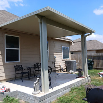 Patio Cover Attached to House in Marble Falls, TX