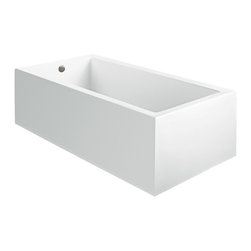 Andrea 11A Sculpted 60x36 Soaker - MTI - Bathtubs