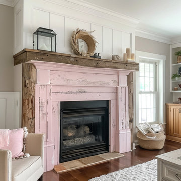 Colored Fireplace Mantels