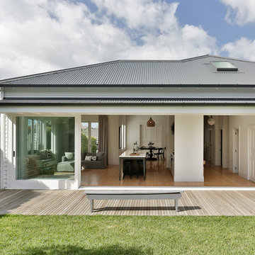 Open flow to the back yard and deck