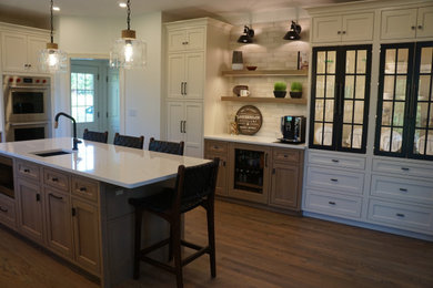 Example of a transitional kitchen design in Other