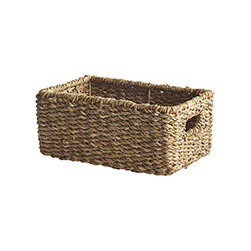 WOVEN RECTANGLE BASKET - SMALL - Baskets