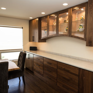 Luxury Dining Room Remodel | Built-In Storage & Lounge Seating