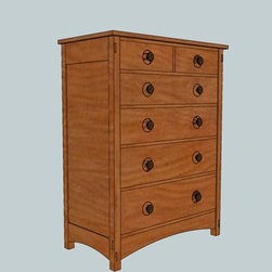 Cherry Tall Chest - Accent Chests And Cabinets