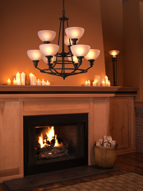 Mantle Pillar Candles Houzz