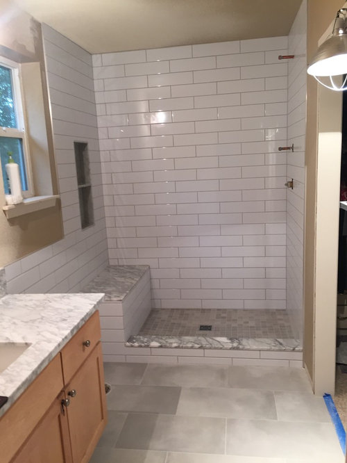 Shower glass height question