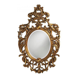 www.essentialsinside.com: dorsiere oval framed wall mirror - Wall Mirrors