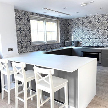 Kitchen refurbishment in Jumeirah Island, villa