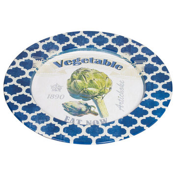 Abington Decorative Plate, Blue