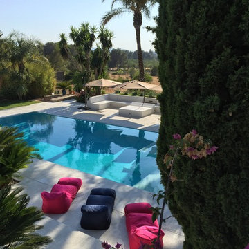 Piscina y Jardin en San Rafel, Ibiza