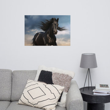 King of the Wild Photorealism Digital Art Loose Print