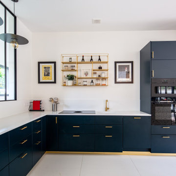 Second oeuvre et aménagement d'une maison contemporaine