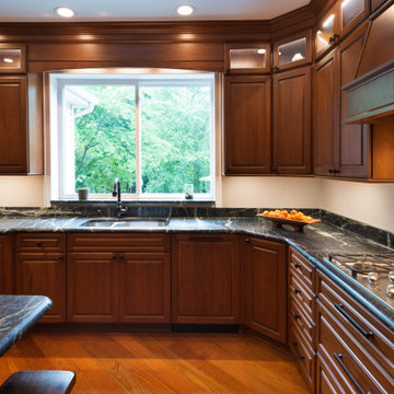 Cherry Stacked Cabinets