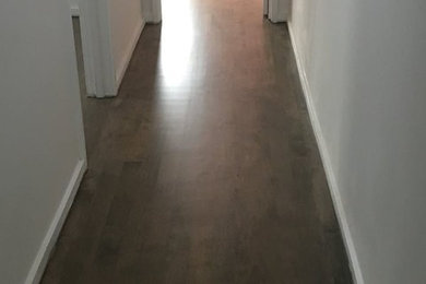 Maple Hardwood Flooring  After Hallway