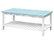 Boardwalk White and Teal Cocktail Table