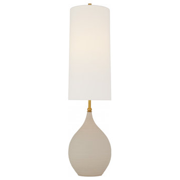 Loren Table Lamp, 1-Light, Natural Shell, Linen Shade, 31.25"H