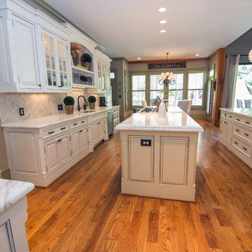 From Rustic Knotty Pine to White, Clean and Simple!