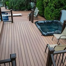 Eric and Nina's hot tub area