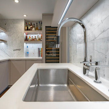 LEICHT kitchen with clever storage details