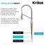 Bolden Commercial Pull-Down 1-Handle Kitchen Filter Faucet, 3-Function, MB