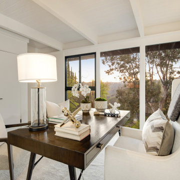 After - Home Office Facing the Canyon Windows
