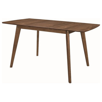 Bowery Hill Extendable Dining Table in Natural Walnut