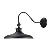 Aedan 1-Light Black Swivel Wall Sconce Light