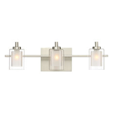 Led Bath Fixture 3-Light Brushed Nickel