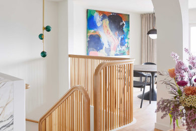 Example of a trendy hallway design in San Francisco