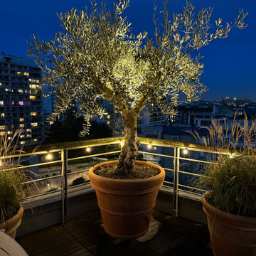 Une terrasse d'entreprise à Boulogne Billancourt