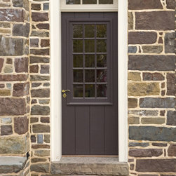 Exterior Door with Large Window Sash - 玄関ドア