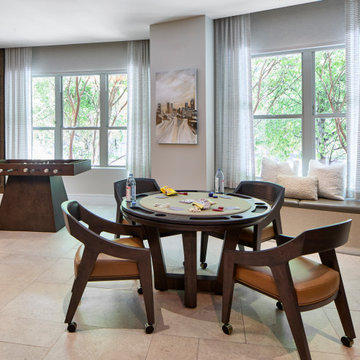 Co-working and Entertainment Area for Luxury Apartments