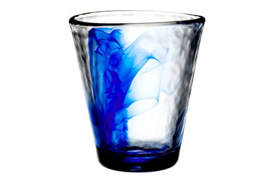 Bormioli Rocco Murano 14-7/8-Ounce Cobalt Blue Beverage Glass, Set of 4