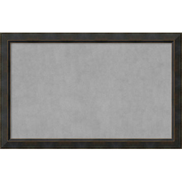 Framed Magnetic Board, Signore Bronze Wood, 44x28
