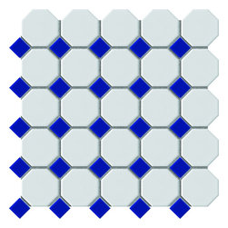 Octagonal glazed mosaic - Tile