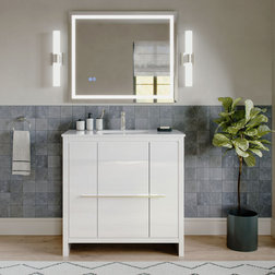 Contemporary Bathroom Vanities And Sink Consoles by KubeBath LLC