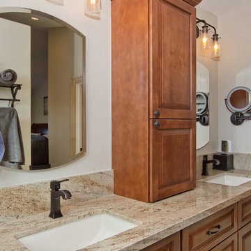 Wildomar Master Bathroom Vanity with Tower Cabinet