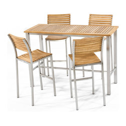 Vogue High Bar Console Set - 70076 - Outdoor Pub And Bistro Sets