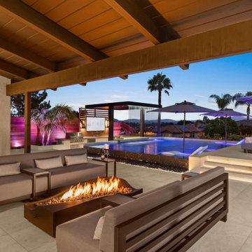 Mira Montana - Front Yard Infinity Pool, Zen-Inspired Design