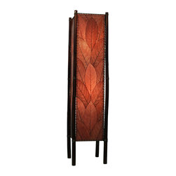 Eangee Home Designs Fortune Large Floor Lamp | Burgundy - Floor Lamps