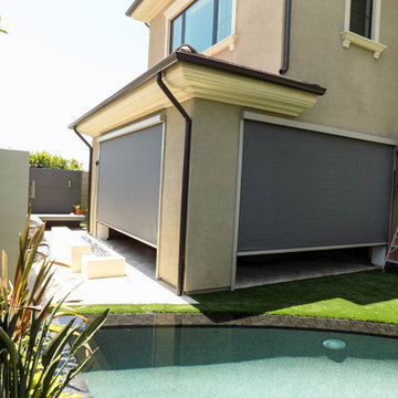 California Room Motorized Power Screens in Westlake Village, California