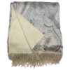 Reversible Silk And Cashmere Throw