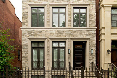 This is an example of a traditional exterior in Chicago.