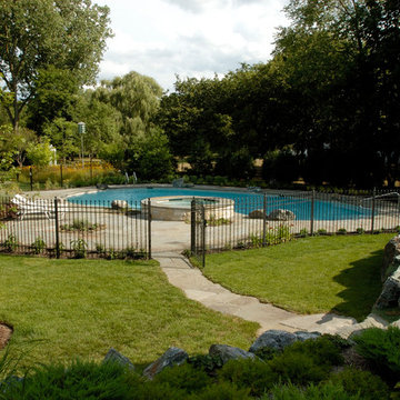 Glenview Freeform Inground Swimming Pool and Spa
