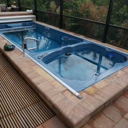 Endless Pools - 19' Dual Zone Endless Pool&reg; Swim Spa Series - Hot Tub And Pool Supplies