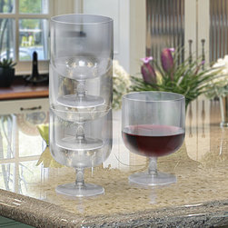 Epicureanist Party Wine Glasses (Set of 8) - Wine Glasses