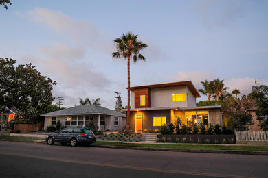 Example of a 1950s exterior home design in San Diego