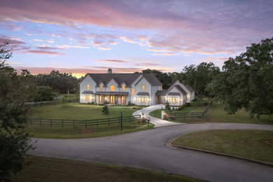 Transitional exterior home photo in Houston