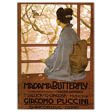 'Giacamo Puccini, Madam Butterfly' Canvas Art